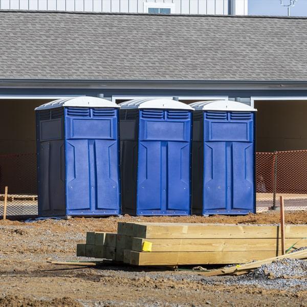 Heavy-duty construction site porta potty in Thousand Oaks, California