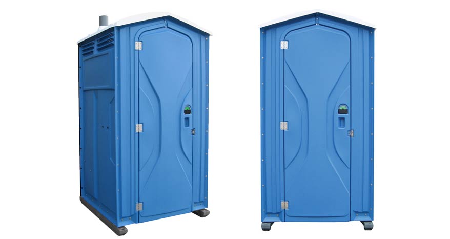 Long-term porta potty units on site in Thousand Oaks, California